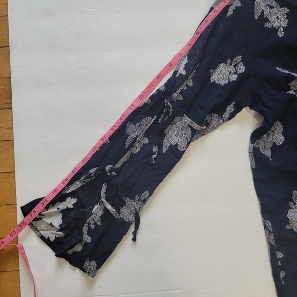 Kayleigh Blue Navy Women Long Sleeve Blouse Top Size Large - Picture 6 of 7